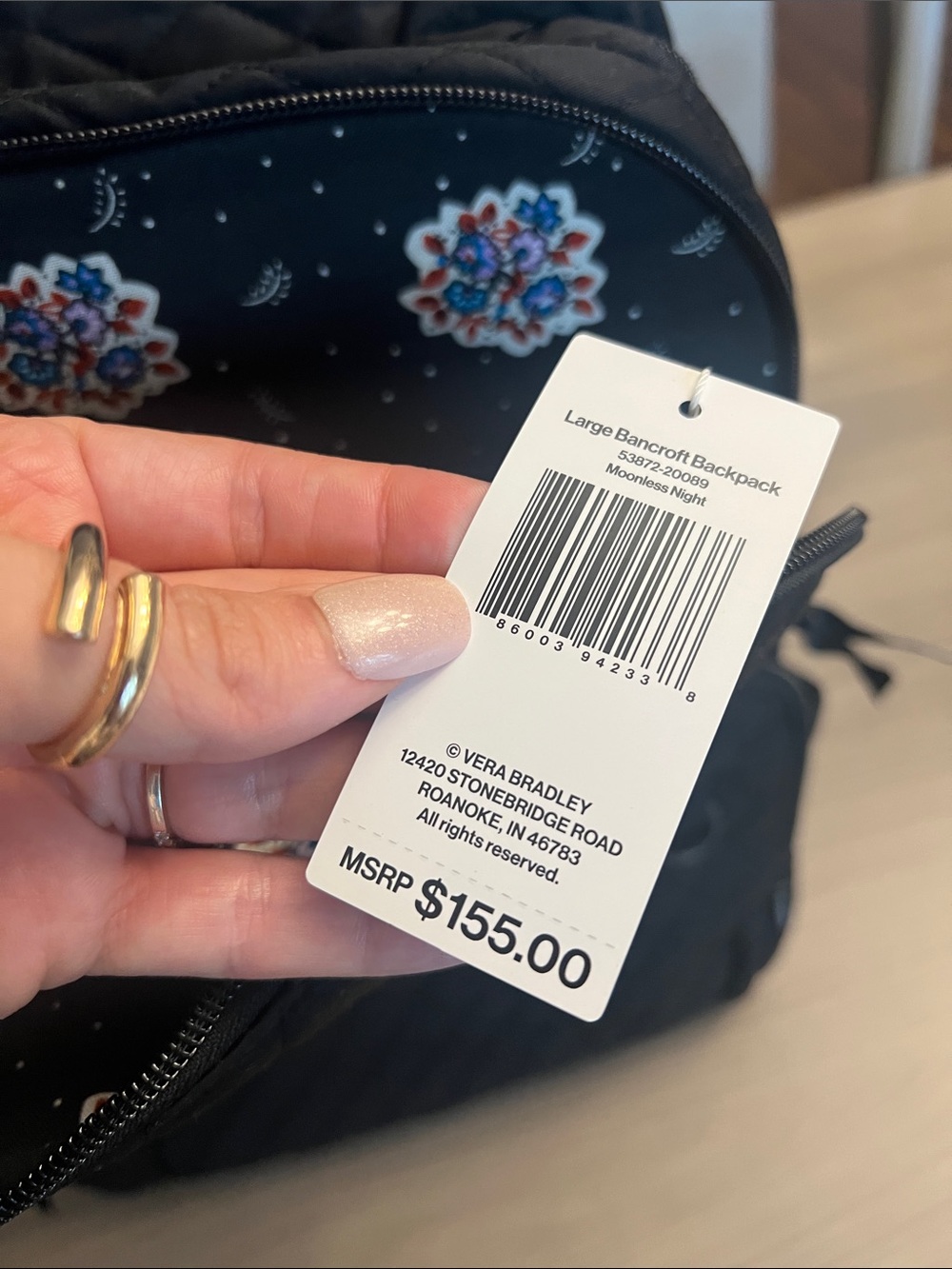 vera bradley backpack NWT - Picture 4 of 4